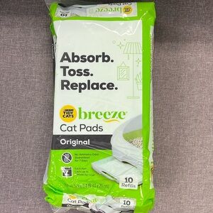Purina Tidy Cats - Cat Litter Breeze Pads Refill Pack Multi Cat Litter Pads 10ct